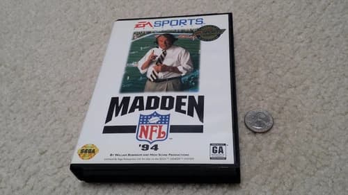 Sega Genesis, Madden NFL '94 cartridge, COMPLETE+ CIB+