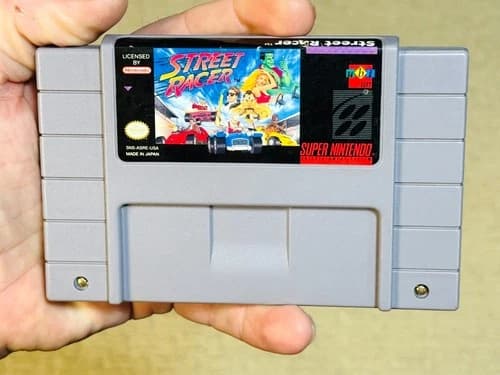 Street Racer (Super Nintendo, SNES) Game - Authentic - Tested