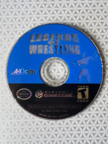 Legends of Wrestling (Nintendo GameCube, 2002) - Disc Only - Tested & Working!