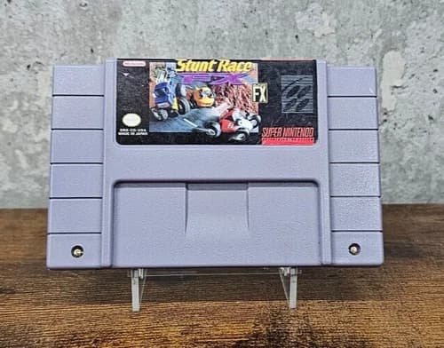 Stunt Race (Super Nintendo) SNES Cartridge Only (tested and works)