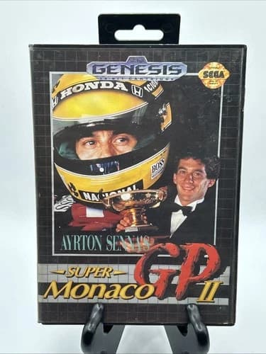Super Monaco GP II (Sega Genesis, 1990) Complete CIB Manual, Game Tested