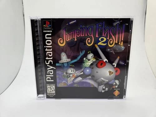 Jumping Flash 2 (Sony PlayStation 1, 1996) CIB
