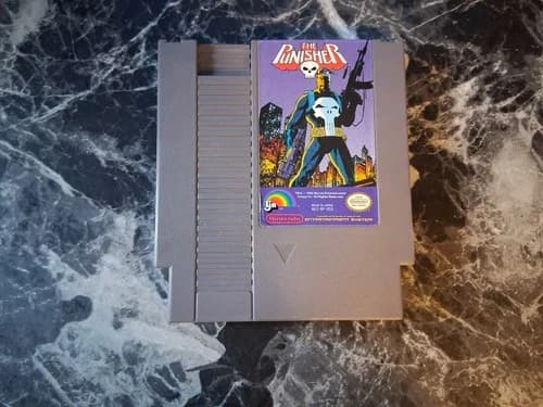 The Punisher Nintendo NES Authentic Tested Contacts Cleaned
