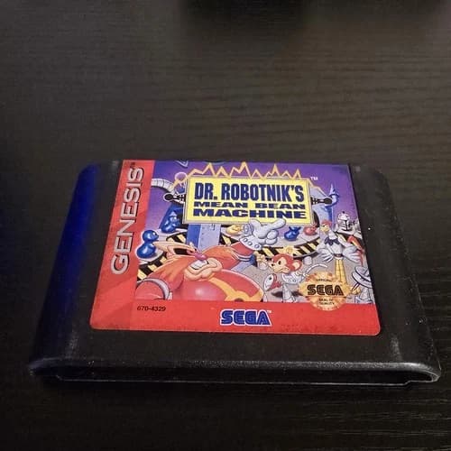 Dr. Robotnik’s Mean Bean Machine Sega Genesis Game Cartridge Only