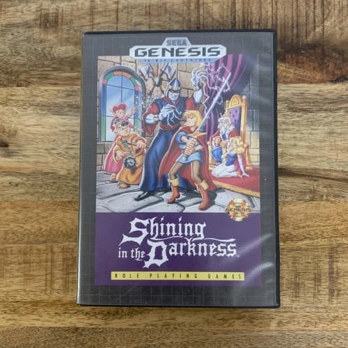 Shining In The Darkness (SEGA Genesis, 1991) CIB Complete W/ Manual *Tested*