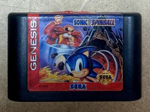 Sonic Spinball Sega Genesis Game Cartridge Only Tested Working OEM