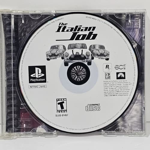 The Italian Job Playstation 1 PS1 Video Game Sony 2001