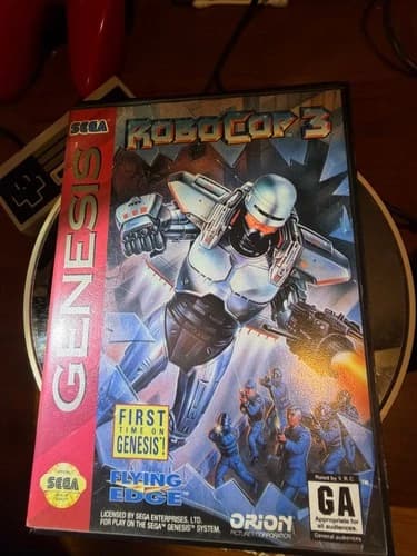 RoboCop 3 (Sega Genesis, 1993), Complete super minty clean