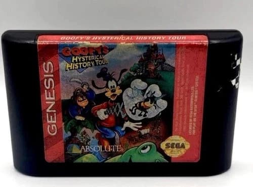 Goofy's Hysterical History Tour - Sega Genesis *TESTED*