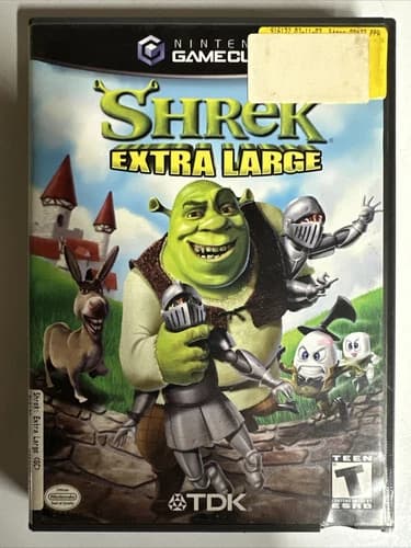 Shrek: Extra Large (GameCube, 2002) W/ Manual Black Label - Complete