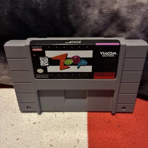 Super Nintendo SNES - Zoop - Cart Only - Tested