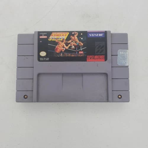 Natsume Championship Wrestling (Super Nintendo SNES) Tested Authentic