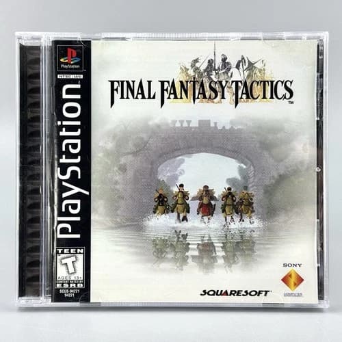 Final Fantasy Tactics (Sony PlayStation 1, 1998) PS1 CIB Complete Black Label