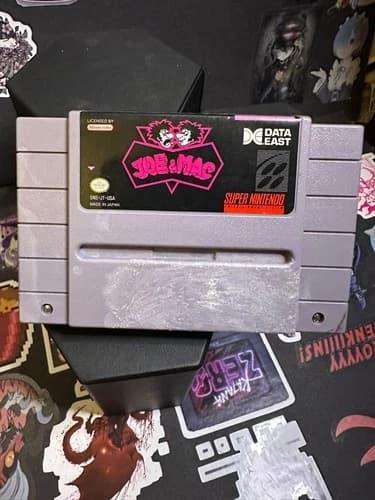 Joe & Mac (Super Nintendo Entertainment System, 1992) SNES and Authentic