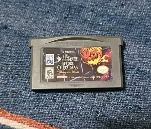 Gameboy Advance Nightmare before Christmas, The Pumpkin King Nintendo USA GBA