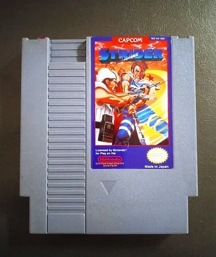 Strider NES 1989 Authentic Game Cartridge Only
