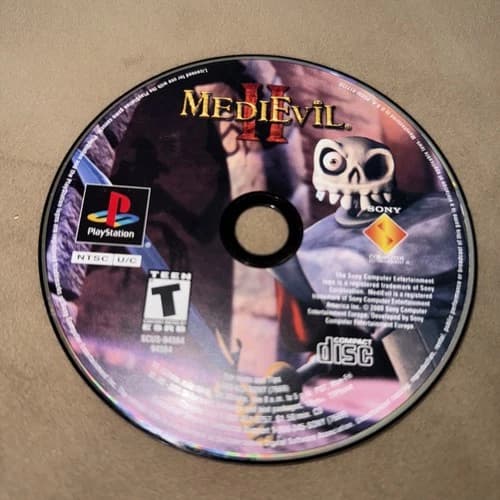 Sony PlayStation 1 PS1 Disc Only TESTED MediEvil II 2
