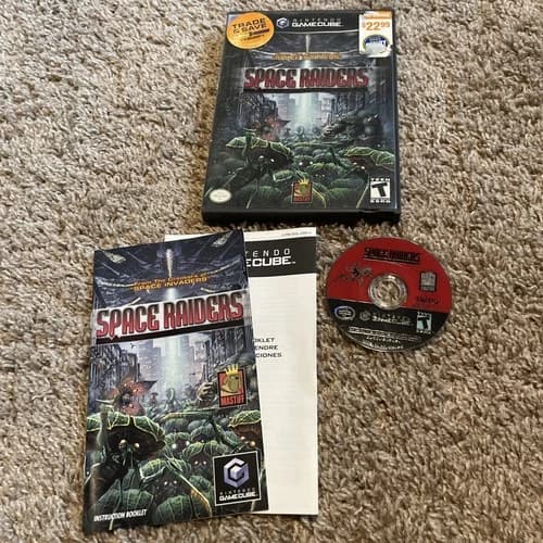 Space Raiders (Nintendo GameCube, 2004) Authentic, Tested/Working CIB Complete