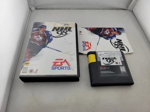 NHL 98 Sega Genesis Complete In Box CIB Great Shape