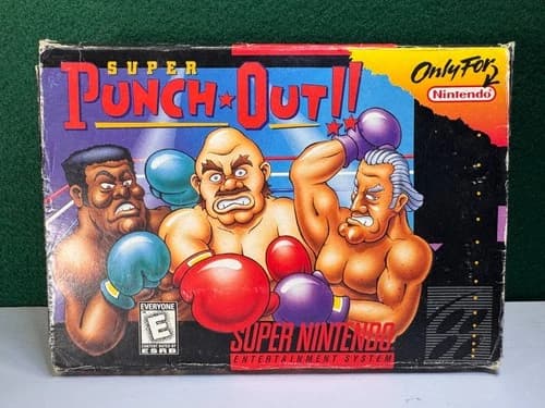 Super Punch-Out (Super Nintendo SNES, 1994) Complete CIB Authentic.