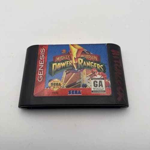 Mighty Morphin Power Rangers (Sega Genesis, 1994) Authentic Pins Cleaned TESTED
