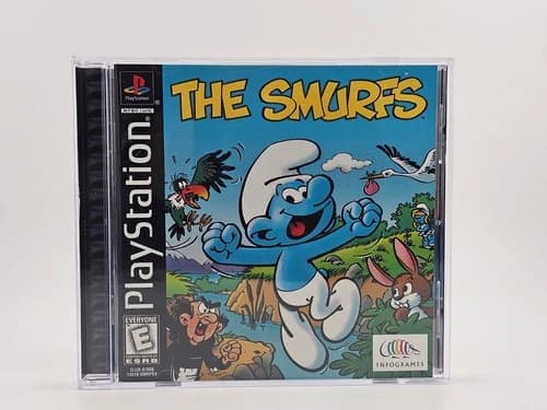 Sony Playstation 1 PS1 The Smurfs CIB Cleaned & Tested