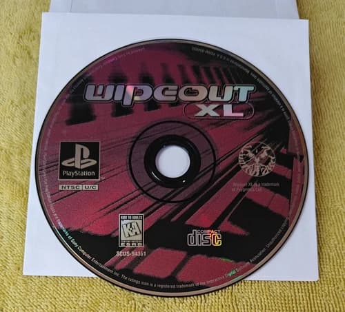 Wipeout XL (PlayStation 1 PS1) Disc Only Clean and Tested