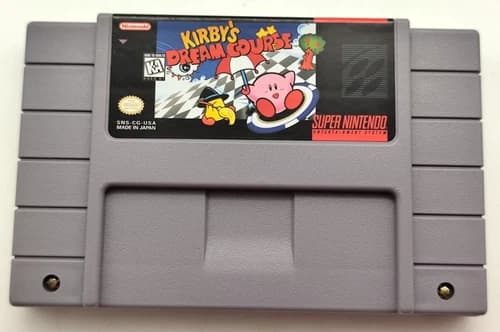 Kirby's Dream Course (Super Nintendo SNES, 1995) *Cart Only* Authentic Saves! A