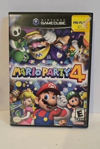 Nintendo GameCube Mario Party 4 Authentic *Tested & Works*