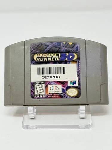 Lode Runner 3D N64 Loose Authentic Video store good