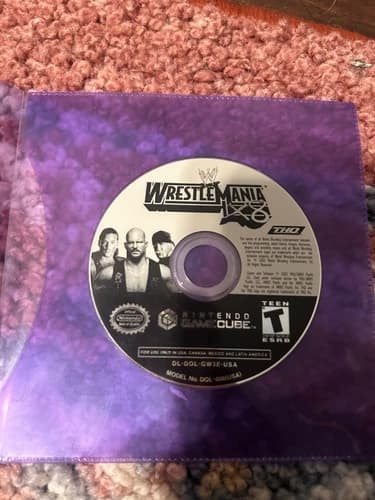 WWE Wrestlemania X8 (Nintendo Gamecube, 2002) Disc Only Tested Stone Cold Cover