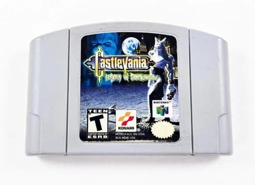 CASTLEVANIA LEGACY OF DARKNESS 1999 Authentic Nintendo 64 N64 Clean Pins