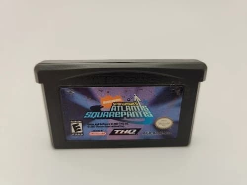 SpongeBob's Atlantis SquarePantis Nintendo Game Boy Advance GBA Tested