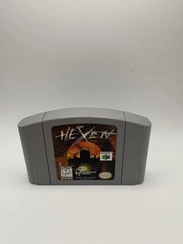 Hexen Nintendo 64 N64 Authentic Tested Working Cartridge Only