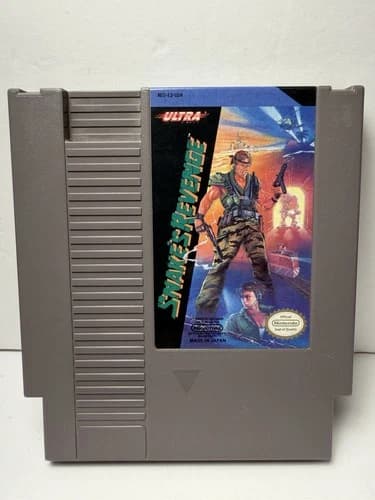 Snake's Revenge (Nintendo Entertainment System, 1990) NES Tested & Working!!!