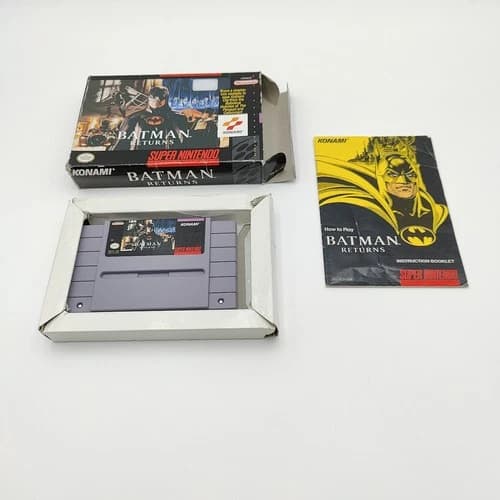 Batman Returns (Super Nintendo SNES) Complete CIB - Tested - Authentic
