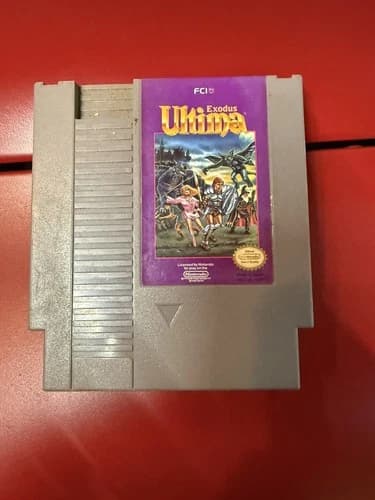 Ultima Exodus Nintendo NES Video Game