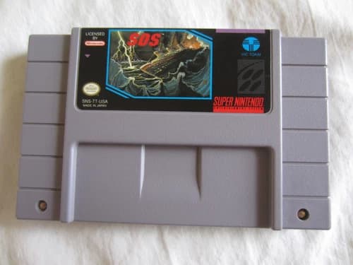 SOS Septentrion SNES Super Nintendo Cartridge Only Vic Tokai 1994 S.O.S. RARE #1