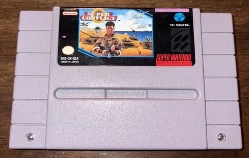 Super Conflict (Super Nintendo Entertainment System, 1993) Cartridge Only