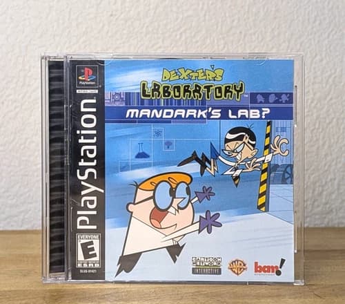 Dexter's Laboratory Mandark's Lab PlayStation PS1 Complete 2002 Y2K