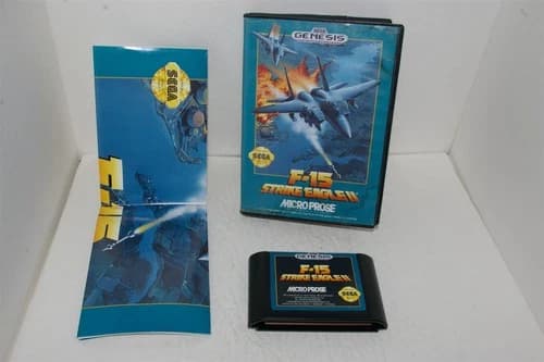 F-15 Strike Eagle II (Sega Genesis, 1993) PLEASE READ TESTED