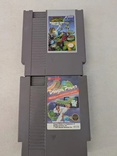 UNWORKING NES games TMNT, Dragon Power, Art Project