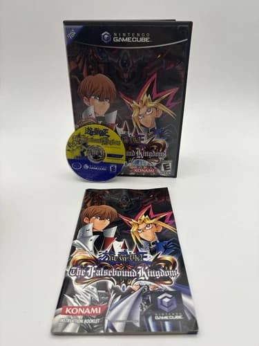 Yu-Gi-Oh! The Falsebound Kingdom Ninteno Gamecube CIB - Tested