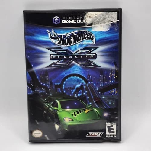 Hot Wheels Velocity x Nintendo GameCube 2002, Complete w/ Manual Tested Working