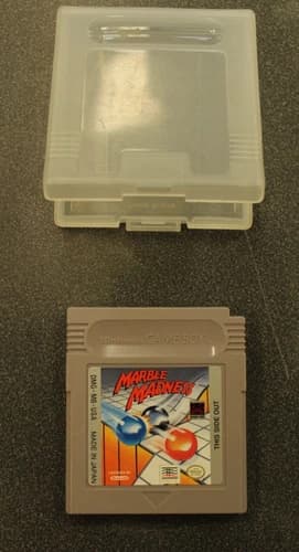 Marble Madness Gameboy - Nintendo - Cart and Protector - Authentic Tested Works