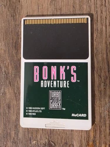 Bonk's Adventure Turbo grafx 16 HuCard