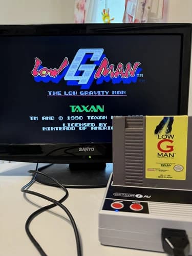 Low G Man: The Low Gravity Man (Nintendo Entertainment System,1990) Tested Works