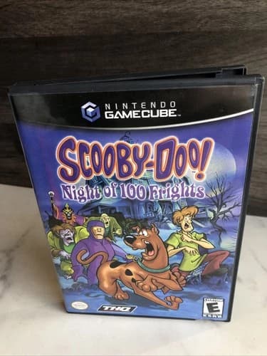 SCOOBY-DOO NIGHT of 100 FRIGHTS NINTENDO GAMECUBE, 2002 COMPLETE With MANUAL