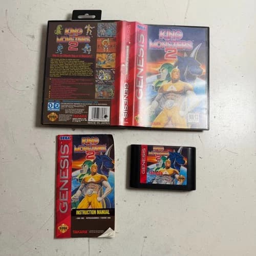 King of the Monsters 2 (Sega Genesis, 1993) Beat 'em Up Survival Video Game