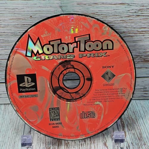 MOTOR TOON GRAND PRIX PLAYSTATION PS1 DISC ONLY